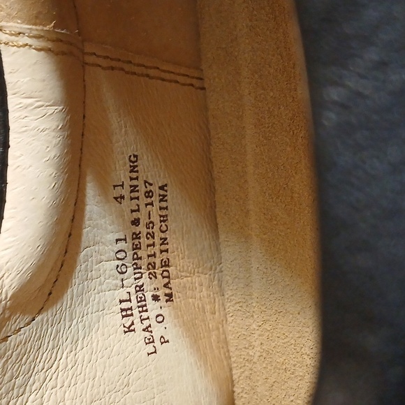 Alegria Black Leather Loafer Silver Buckle and Rounded Toe Flats Size 11 - Picture 13 of 14